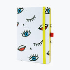 Wink Pop Art Notebook with 190 Dot Grid Pages Notebook La Vie Bien Wink Pop Art Notebook with 190 Dot Grid Pages