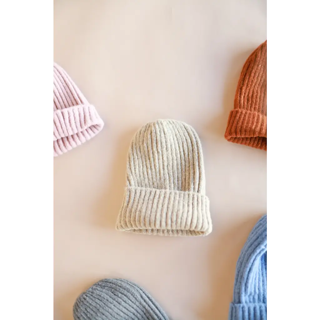 Super Soft Cream Beanie for Adults