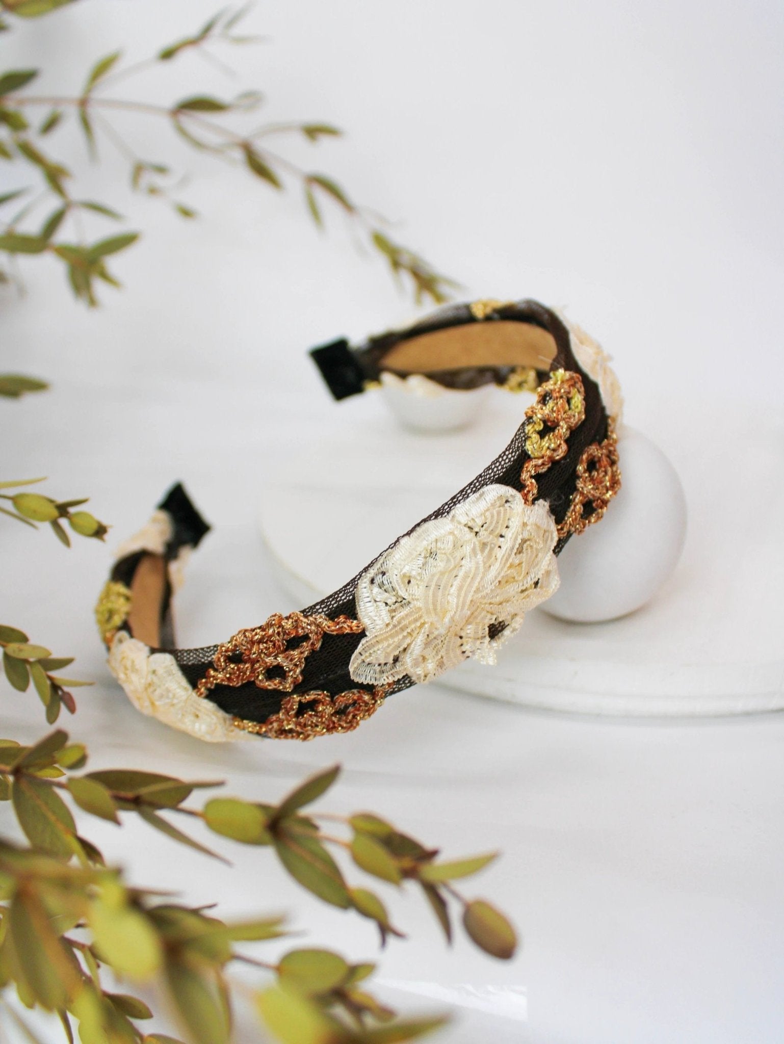 Winter Rose Headband by Ash & Rose