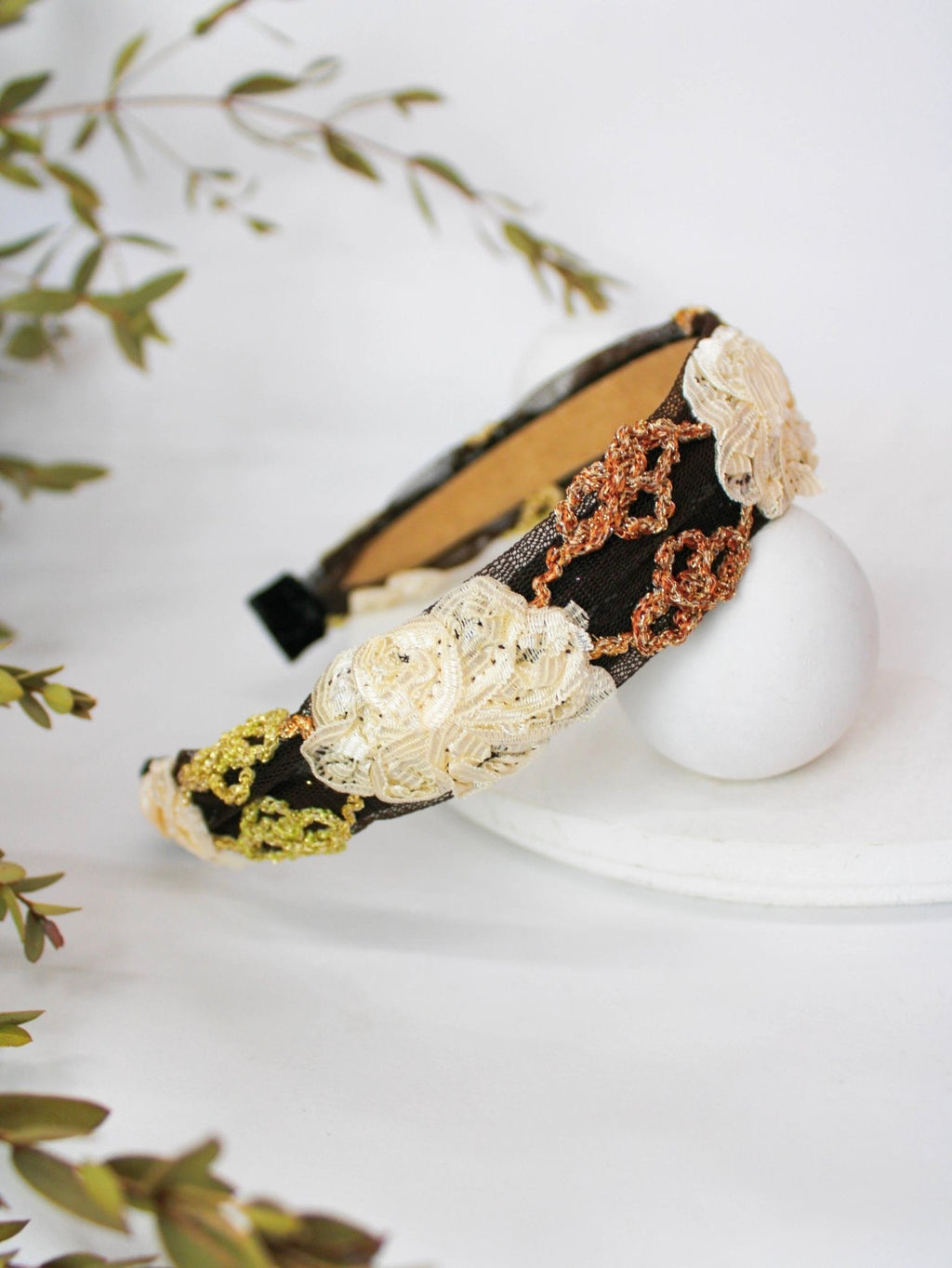 Winter Rose Headband by Ash & Rose