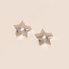 Winter Star Chunky Huggie Hoop Charms by Oh Clementine