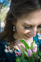 Winter Window Sterling Earrings