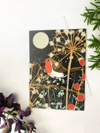 Winter's Tale Robin Lasercut Christmas Seasonal Card by Ash & Rose