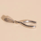 Wishbone Necklace Charm by Oh Clementine