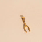 Wishbone Necklace Charm by Oh Clementine