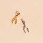 Wishbone Necklace Charm by Oh Clementine