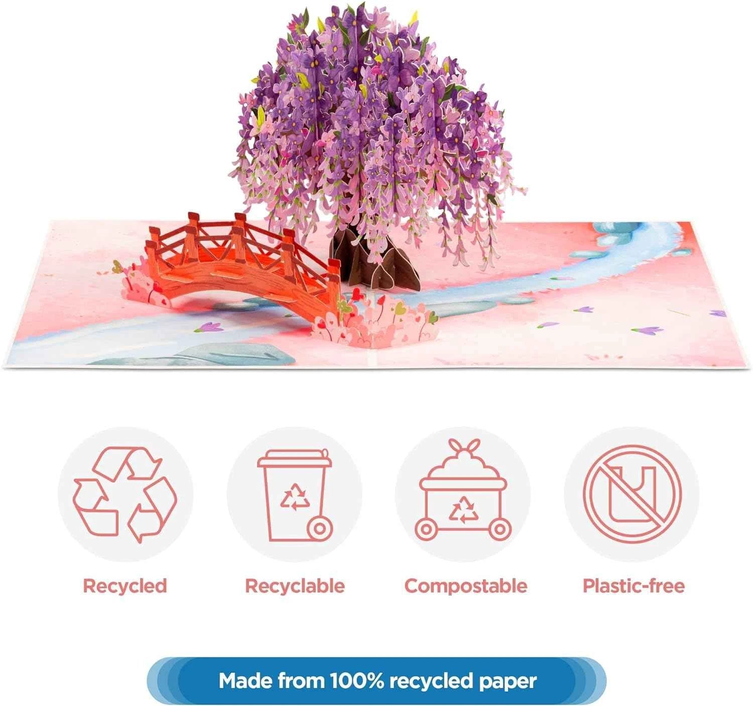 Wisteria Pop Up Card - Frndly by Paper Love