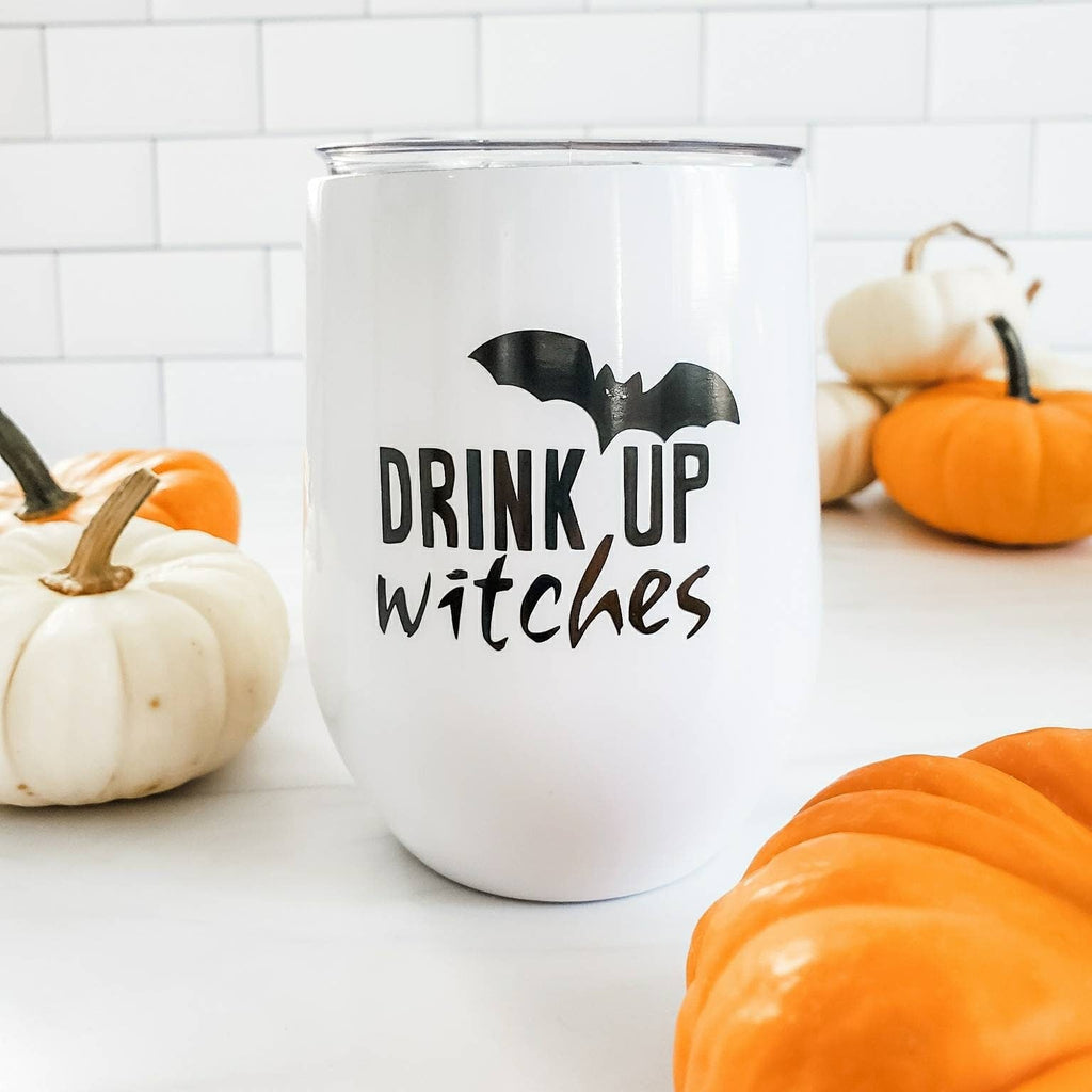 Witches Brew Pastel Halloween Wine Tumbler Drinkware La Vie Bien Witches Brew Pastel Halloween Wine Tumbler