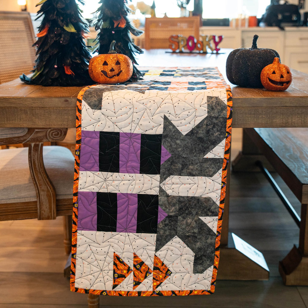 Witches Feet Table Runner Precut Quilt Kit Quilt Kit La Vie Bien Witches Feet Table Runner Precut Quilt Kit