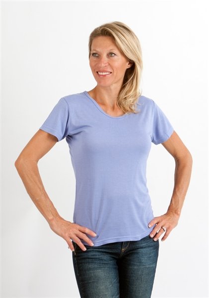 Women's 100% Bamboo Viscose Scoop Neck Short Sleeve T-Shirt women's tshirt La Vie Bien Women's 100% Bamboo Viscose Scoop Neck Short Sleeve T-Shirt
