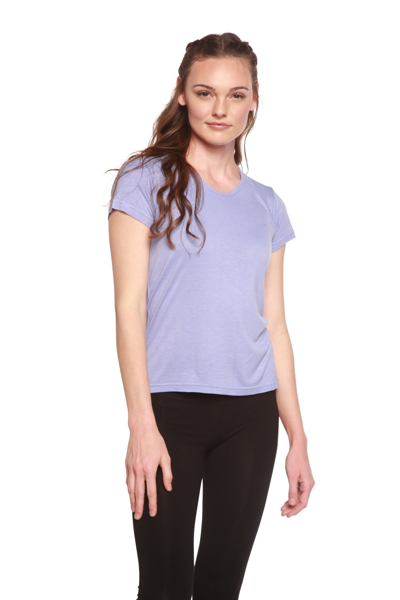 Women's 100% Bamboo Viscose Scoop Neck Short Sleeve T-Shirt women's tshirt La Vie Bien Women's 100% Bamboo Viscose Scoop Neck Short Sleeve T-Shirt