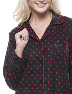Women's 100% Cotton Flannel Pajama Sleepwear Set pajama-sets La Vie Bien Women's 100% Cotton Flannel Pajama Sleepwear Set