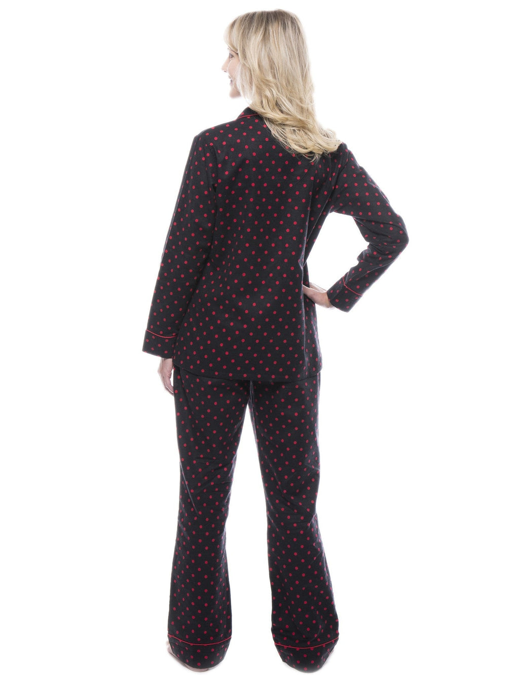 Women's 100% Cotton Flannel Pajama Sleepwear Set pajama-sets La Vie Bien Women's 100% Cotton Flannel Pajama Sleepwear Set