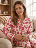 Women's 100% Cotton Flannel Pajama Sleepwear Set pajama-sets La Vie Bien Women's 100% Cotton Flannel Pajama Sleepwear Set