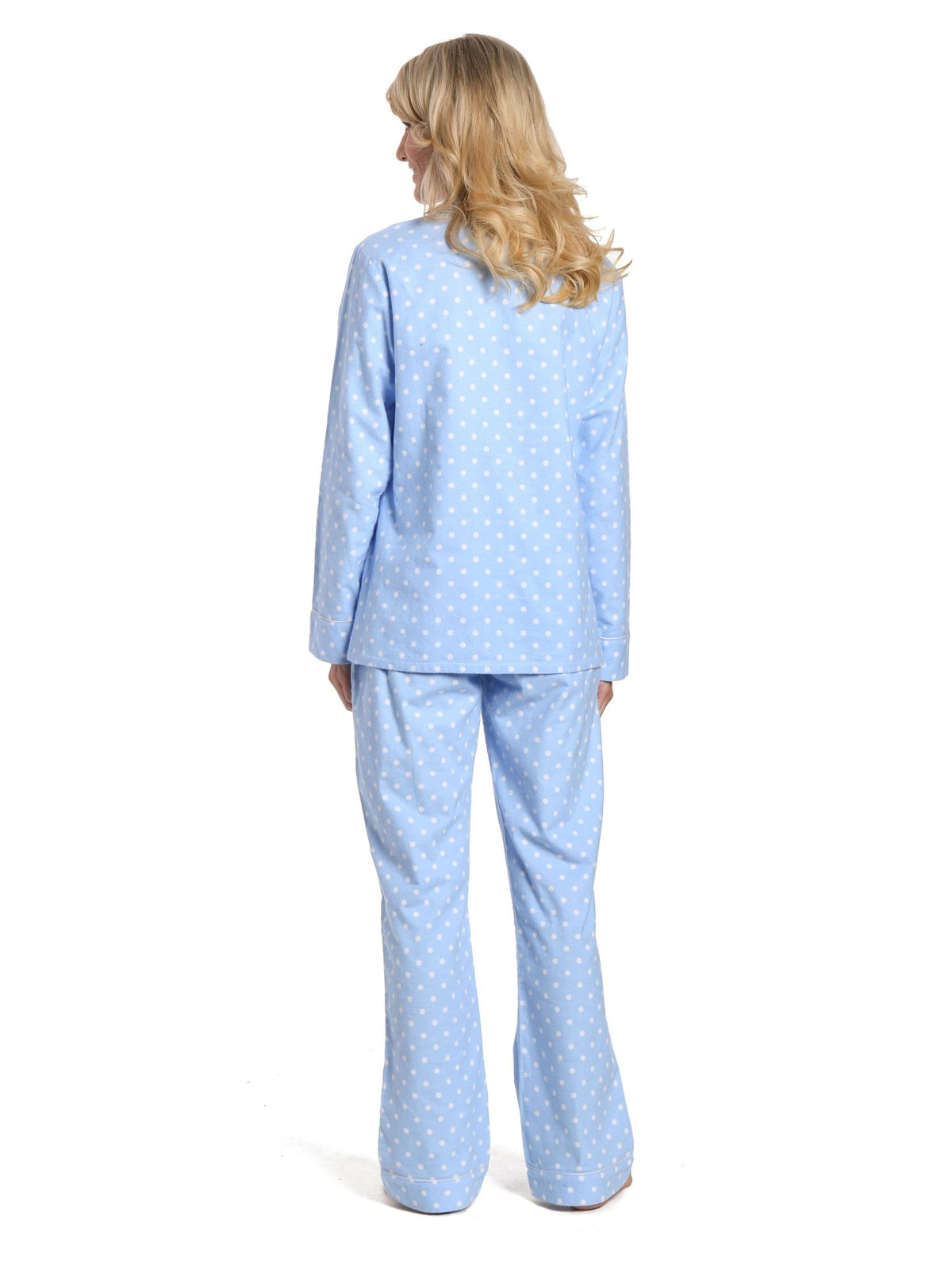 Women's 100% Cotton Flannel Pajama Sleepwear Set pajama-sets La Vie Bien Women's 100% Cotton Flannel Pajama Sleepwear Set