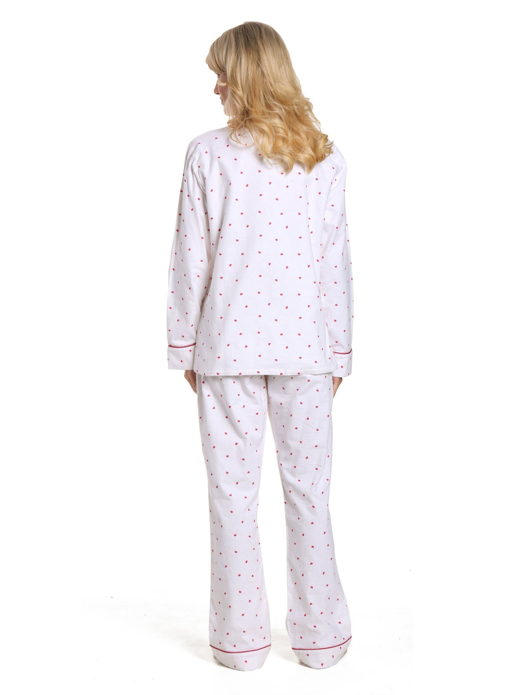 Women's 100% Cotton Flannel Pajama Sleepwear Set pajama-sets La Vie Bien Women's 100% Cotton Flannel Pajama Sleepwear Set