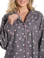 Women's 100% Cotton Flannel Pajama Sleepwear Set pajama-sets La Vie Bien Women's 100% Cotton Flannel Pajama Sleepwear Set