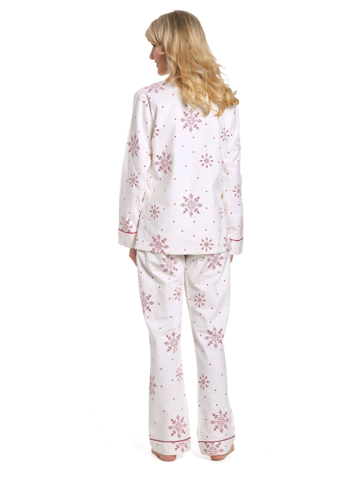Women's 100% Cotton Flannel Pajama Sleepwear Set pajama-sets La Vie Bien Women's 100% Cotton Flannel Pajama Sleepwear Set