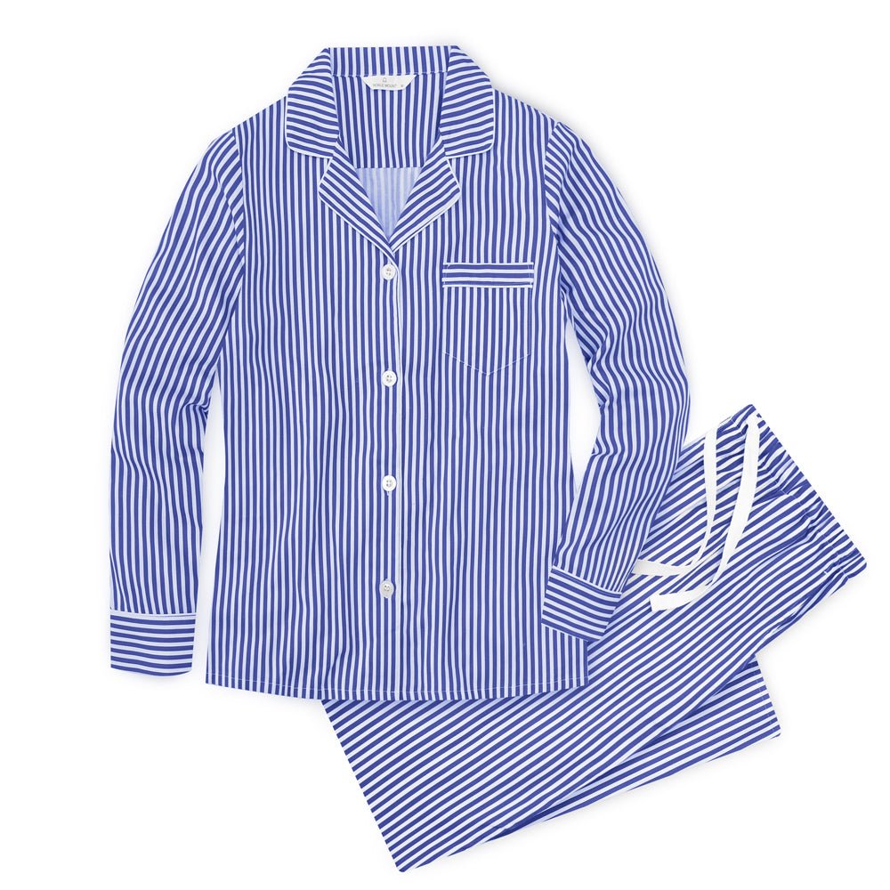 Womens 100% Cotton Pajama Set with Pockets pajama-sets La Vie Bien Womens 100% Cotton Pajama Set with Pockets