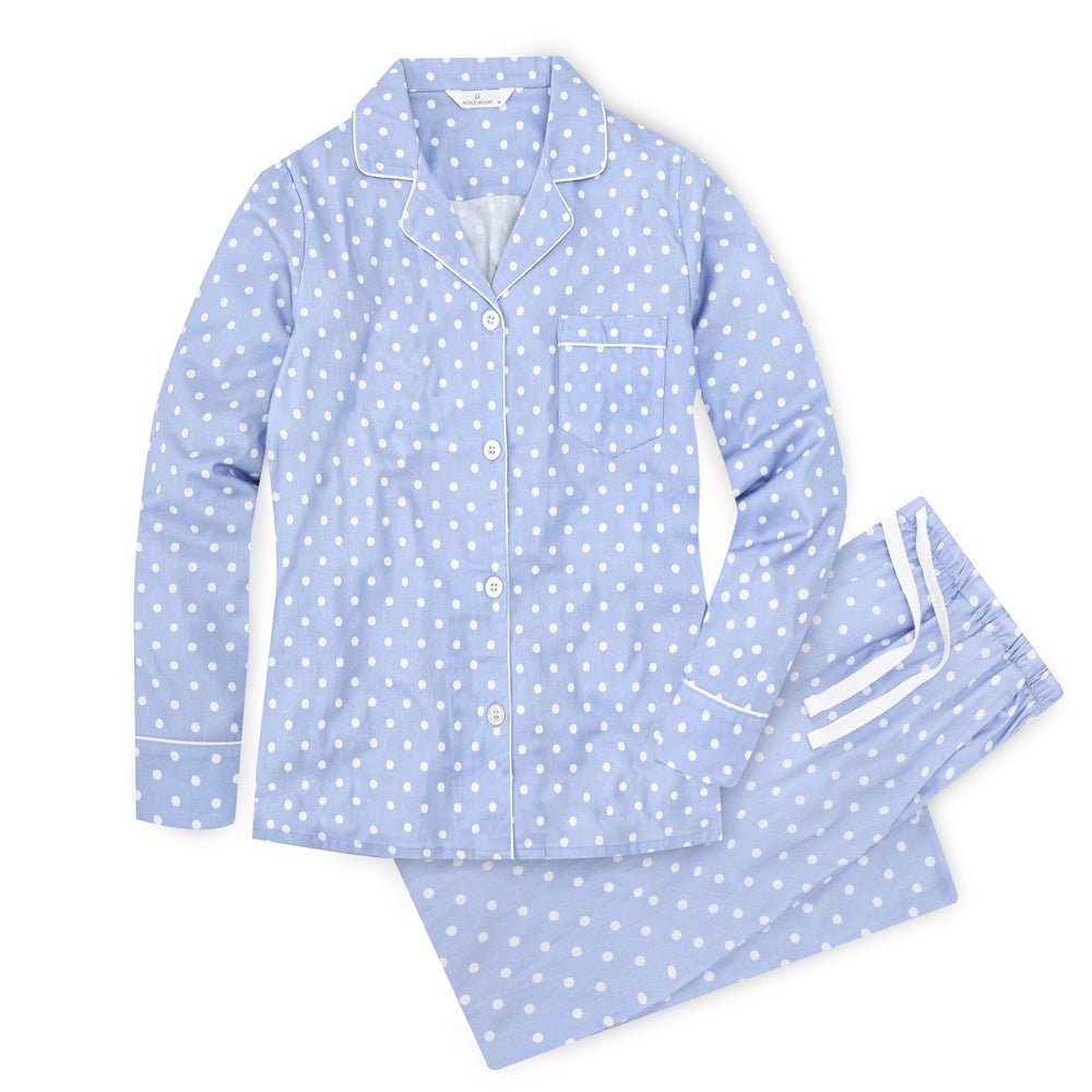 Womens 100% Cotton Pajama Set with Pockets pajama-sets La Vie Bien Womens 100% Cotton Pajama Set with Pockets