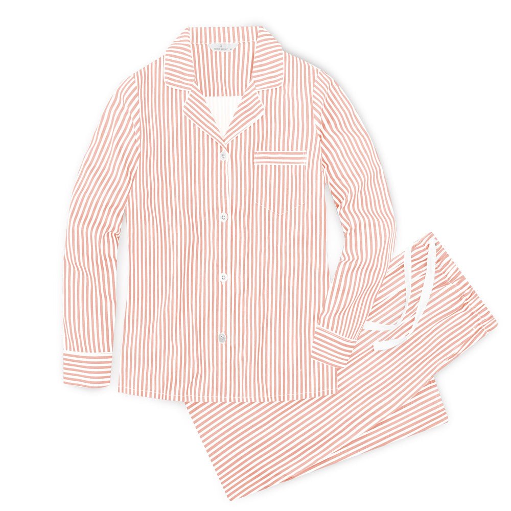 Womens 100% Cotton Pajama Set with Pockets pajama-sets La Vie Bien Womens 100% Cotton Pajama Set with Pockets