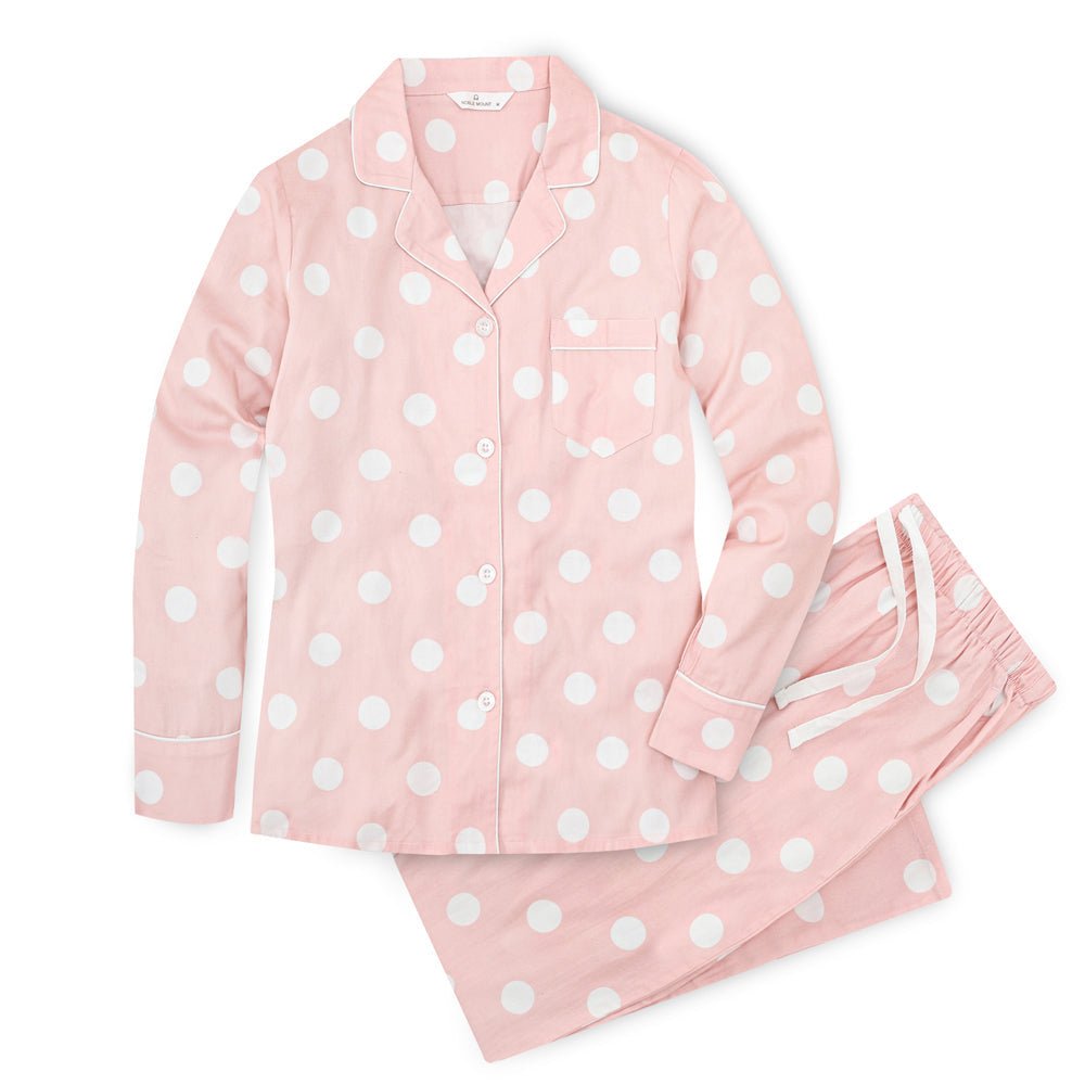 Womens 100% Cotton Pajama Set with Pockets pajama-sets La Vie Bien Womens 100% Cotton Pajama Set with Pockets