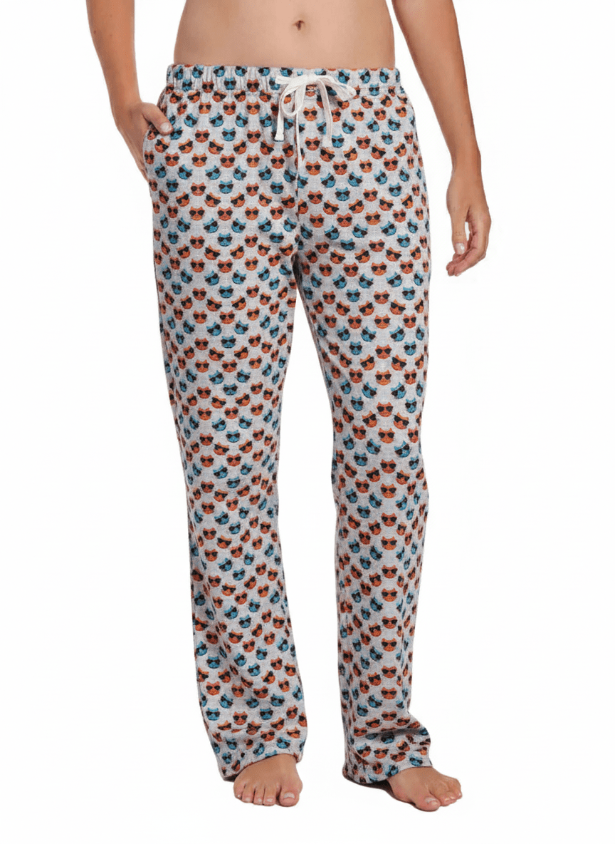 Womens 100% Cotton Poplin Lounge Pant pajama-bottoms La Vie Bien Womens 100% Cotton Poplin Lounge Pant