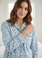 Womens 100% Cotton Poplin Pajama Set pajama-sets La Vie Bien Womens 100% Cotton Poplin Pajama Set