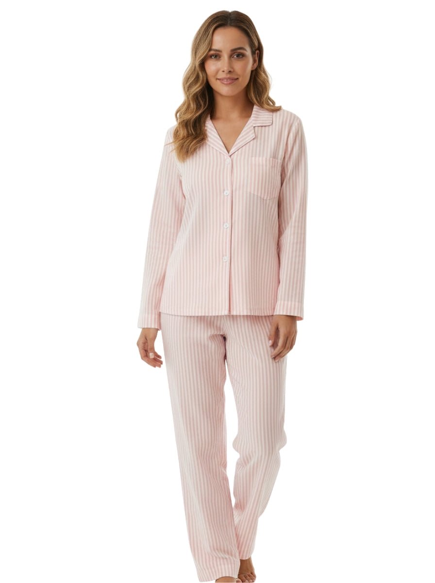 Womens 100% Cotton Poplin Pajama Set pajama-sets La Vie Bien Womens 100% Cotton Poplin Pajama Set