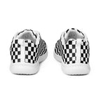 Women’s black and white checkered athletic shoes by La Vie Bien