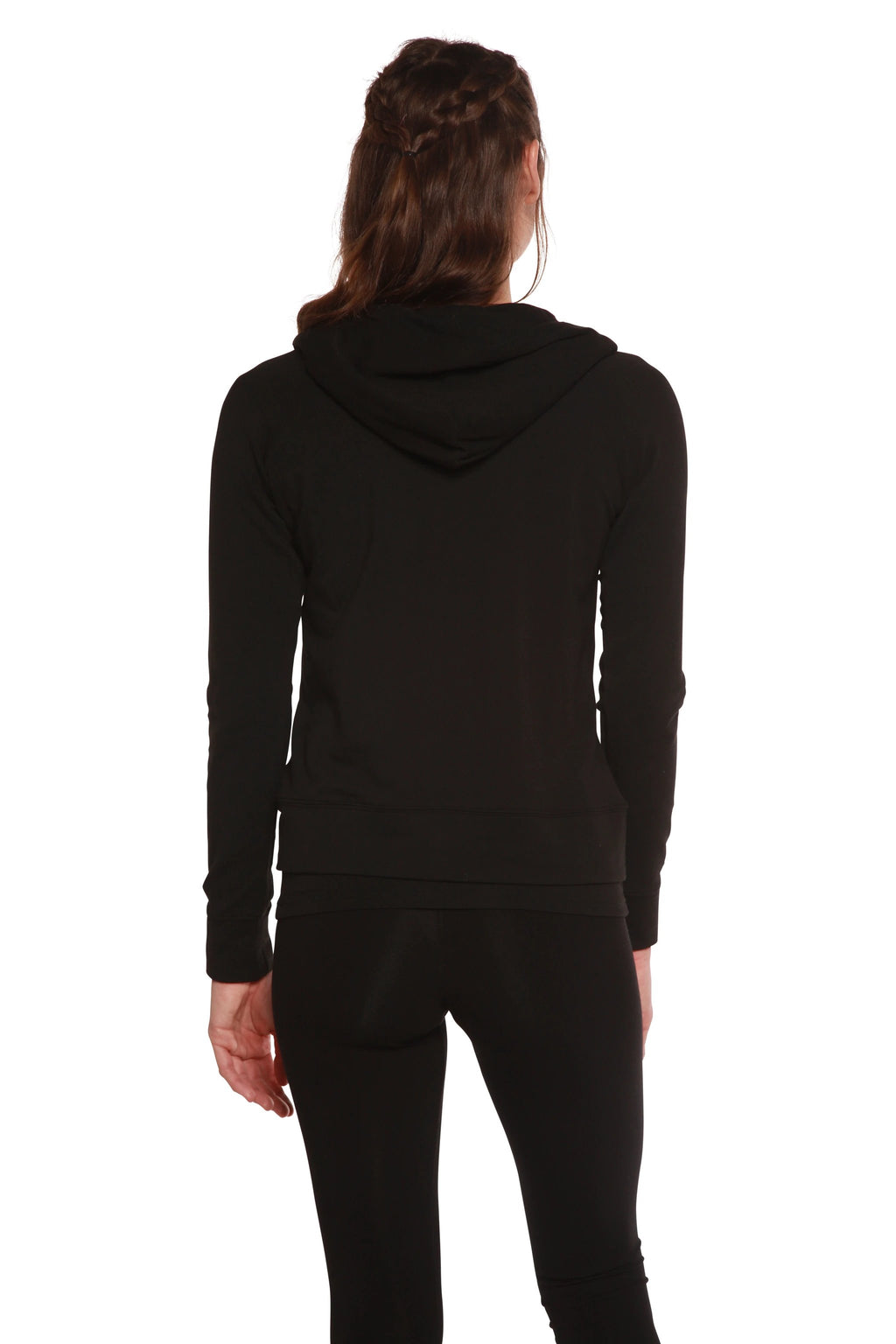 Women's Bamboo French Terry Zip Hooded Sweatshirt by Spun Bamboo