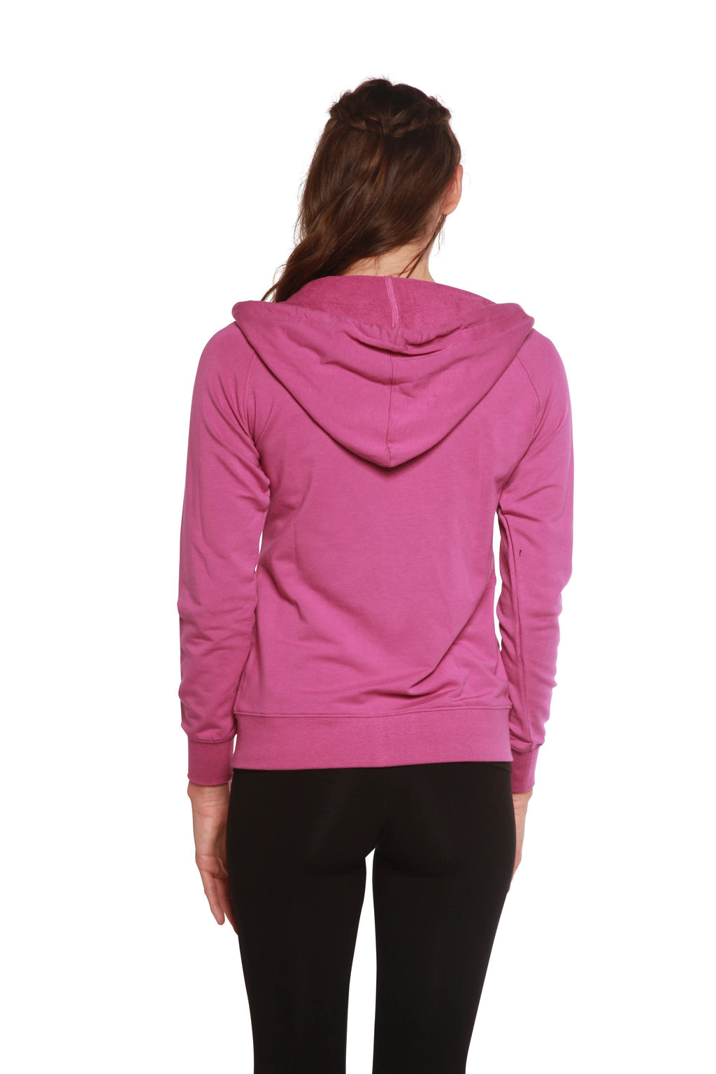 Women's Bamboo French Terry Zip Hooded Sweatshirt by Spun Bamboo