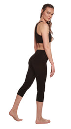 Women's Bamboo Viscose/Cotton Capri Style Leggings by Spun Bamboo