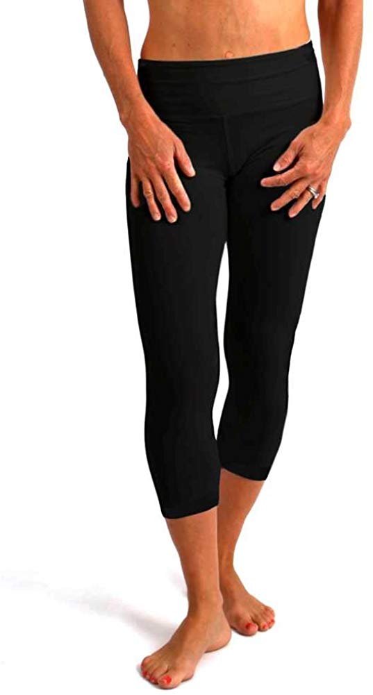 Women's Bamboo Viscose/Cotton Capri Style Leggings by Spun Bamboo