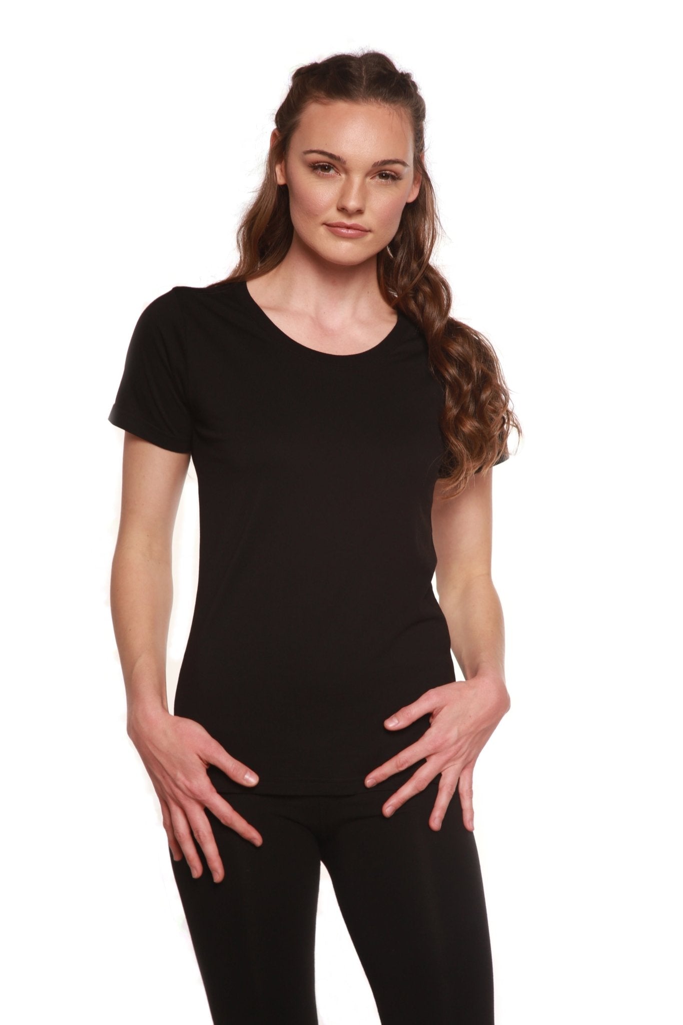 Women's Bamboo/Cotton Short Sleeve Scoop Neck T-Shirt women's tshirt La Vie Bien Women's Bamboo/Cotton Short Sleeve Scoop Neck T-Shirt