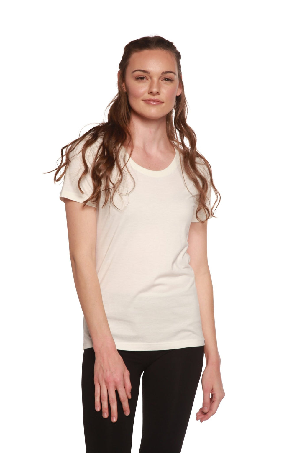 Women's Bamboo/Cotton Short Sleeve Scoop Neck T-Shirt women's tshirt La Vie Bien Women's Bamboo/Cotton Short Sleeve Scoop Neck T-Shirt