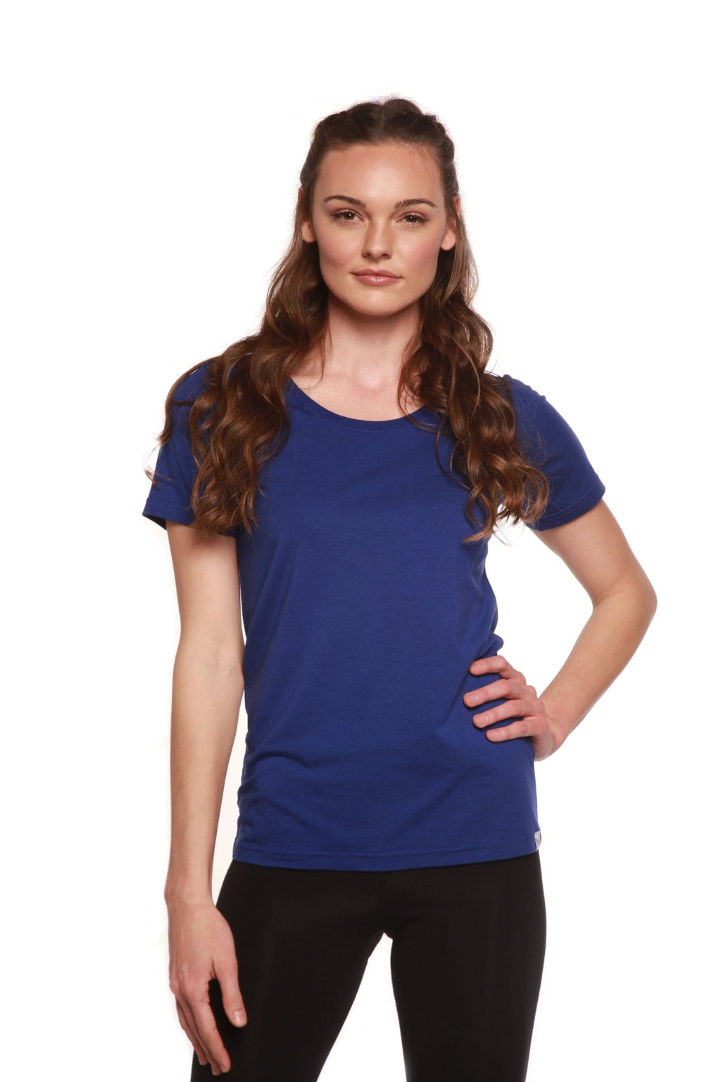 Women's Bamboo/Cotton Short Sleeve Scoop Neck T-Shirt women's tshirt La Vie Bien Women's Bamboo/Cotton Short Sleeve Scoop Neck T-Shirt