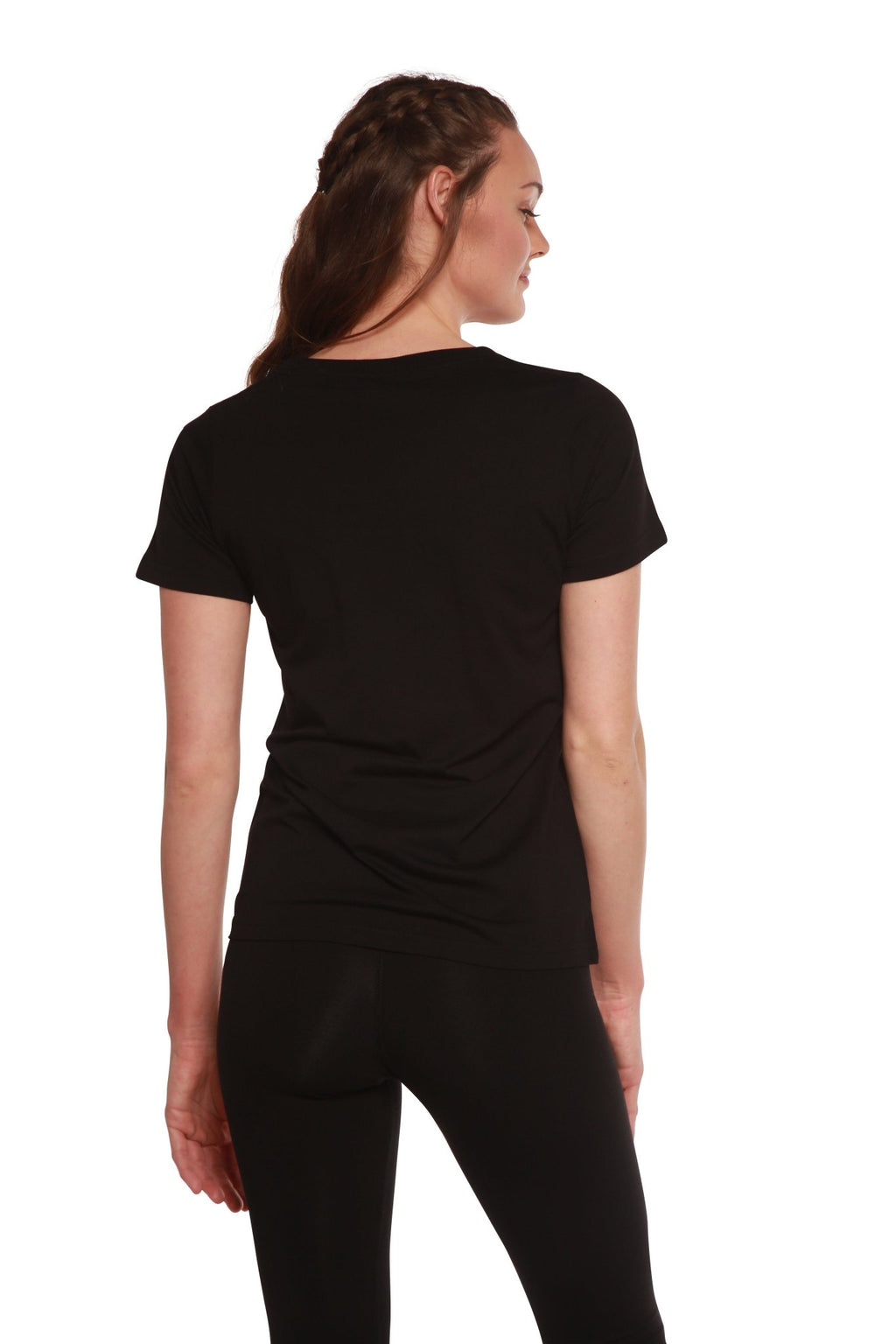 Women's Bamboo/Cotton Short Sleeve Scoop Neck T-Shirt women's tshirt La Vie Bien Women's Bamboo/Cotton Short Sleeve Scoop Neck T-Shirt