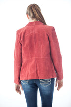 Women's Genuine Suede Leather Fashion Jacket - Imported Apparel La Vie Bien Women's Genuine Suede Leather Fashion Jacket - Imported