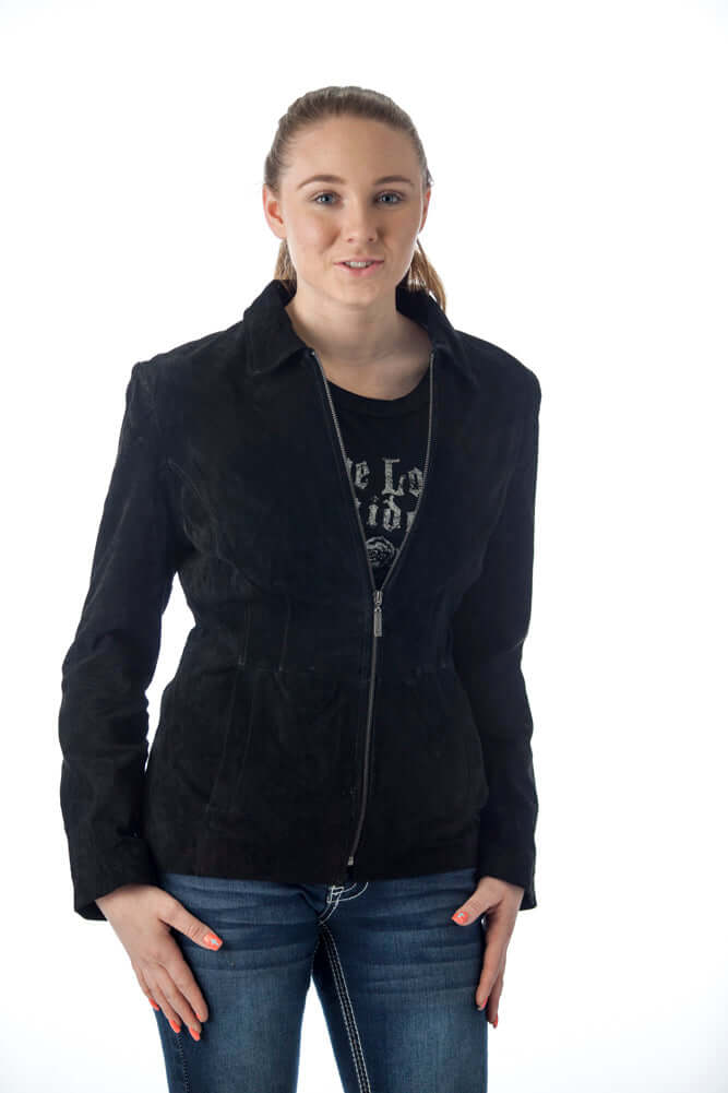 Women's Genuine Suede Leather Fashion Jacket - Imported Apparel La Vie Bien Women's Genuine Suede Leather Fashion Jacket - Imported