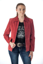 Women's Genuine Suede Leather Fashion Jacket - Imported Apparel La Vie Bien Women's Genuine Suede Leather Fashion Jacket - Imported