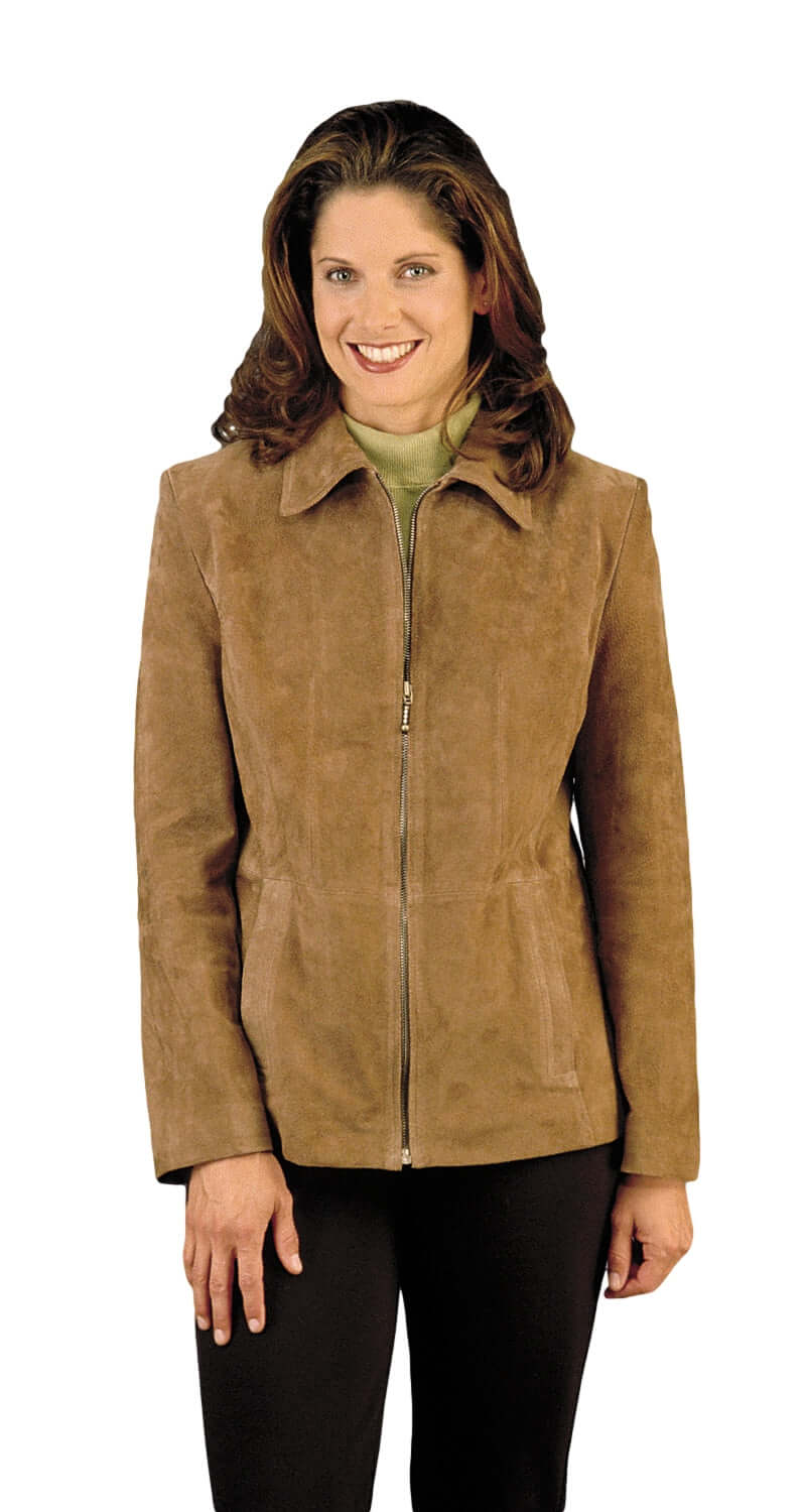 Women's Genuine Suede Leather Fashion Jacket - Imported Apparel La Vie Bien Women's Genuine Suede Leather Fashion Jacket - Imported