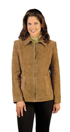 Women's Genuine Suede Leather Fashion Jacket - Imported Apparel La Vie Bien Women's Genuine Suede Leather Fashion Jacket - Imported