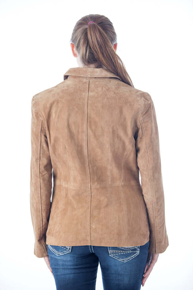 Women's Genuine Suede Leather Fashion Jacket - Imported Apparel La Vie Bien Women's Genuine Suede Leather Fashion Jacket - Imported