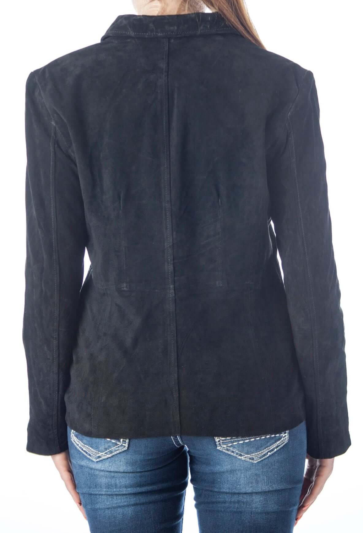 Women's Genuine Suede Leather Fashion Jacket - Imported Apparel La Vie Bien Women's Genuine Suede Leather Fashion Jacket - Imported