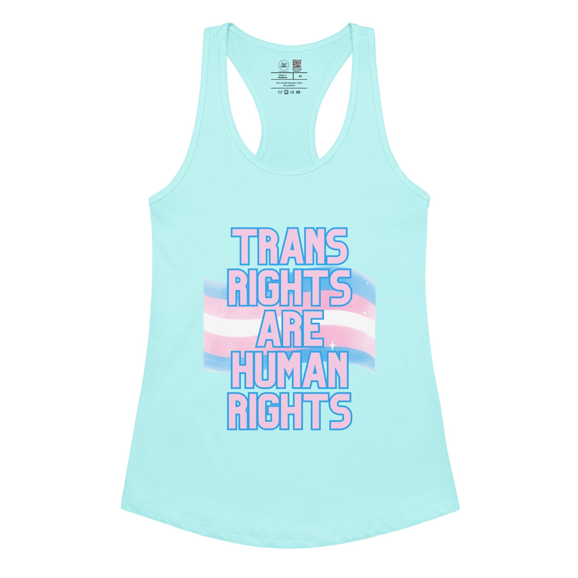 Trans Rights are Human Rights Racerback
