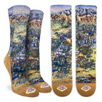 Women's Las Vegas Socks | Colorful Vegas Skyline Crew Socks Crew Socks La Vie Bien Women's Las Vegas Socks | Colorful Vegas Skyline Crew Socks
