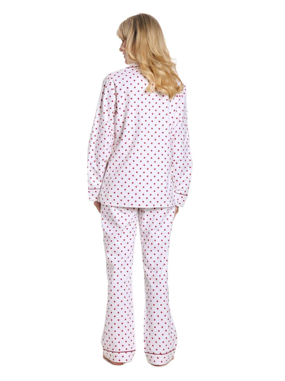 Womens Premium 100% Cotton Flannel Pajama Sleepwear Set pajama-sets La Vie Bien Womens Premium 100% Cotton Flannel Pajama Sleepwear Set
