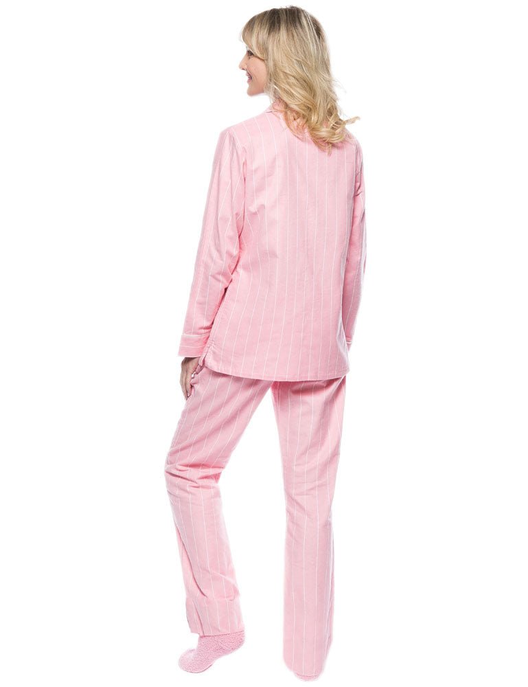 Womens Premium 100% Cotton Flannel Pajama Sleepwear Set pajama-sets La Vie Bien Womens Premium 100% Cotton Flannel Pajama Sleepwear Set