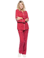 Womens Premium 100% Cotton Flannel Pajama Sleepwear Set pajama-sets La Vie Bien Womens Premium 100% Cotton Flannel Pajama Sleepwear Set